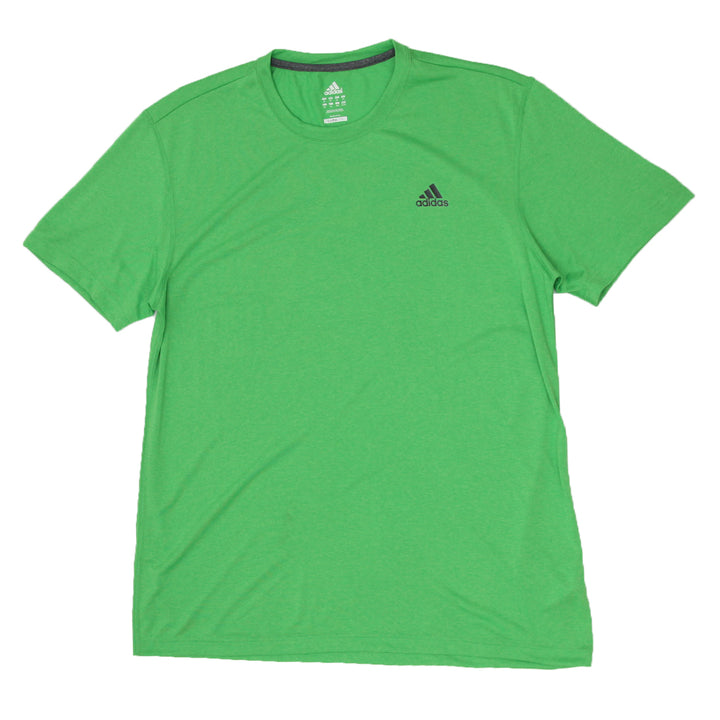 Mens Adidas Climalite Green T-Shirt