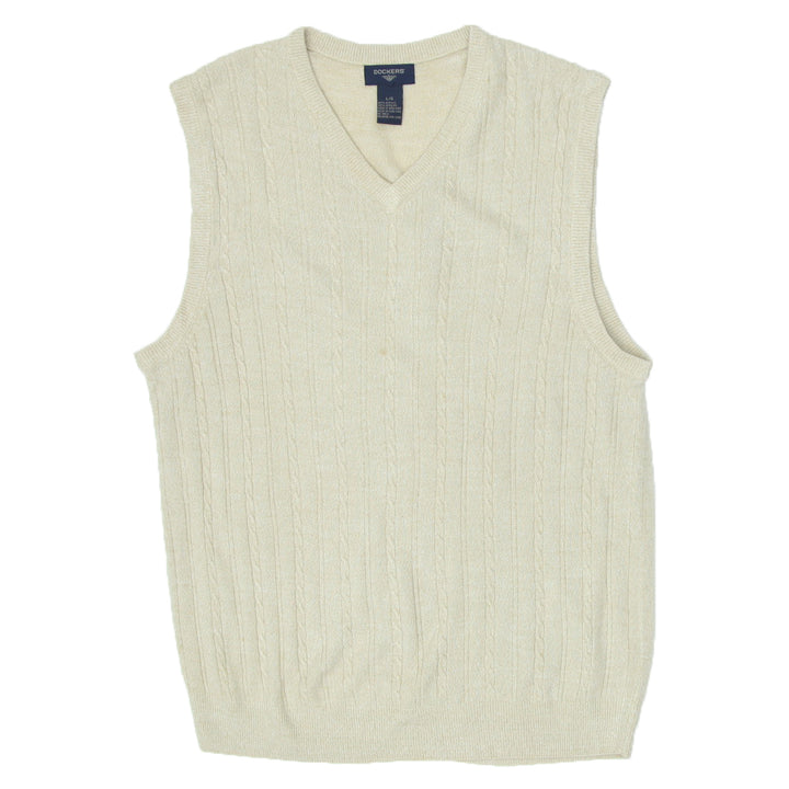 Mens Dockers V-Neck Sleeveless Sweater Vest