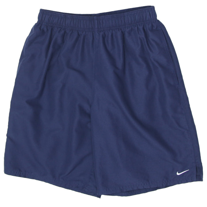 Mens Nike Swoosh Embroidered Navy Shorts