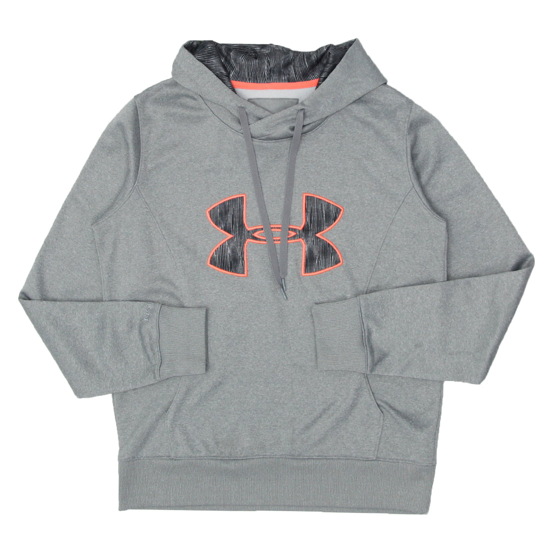 Ladies Under Armour Storm Semi Fitted Gray Pullover Hoodie Fashion Rerun Vintage