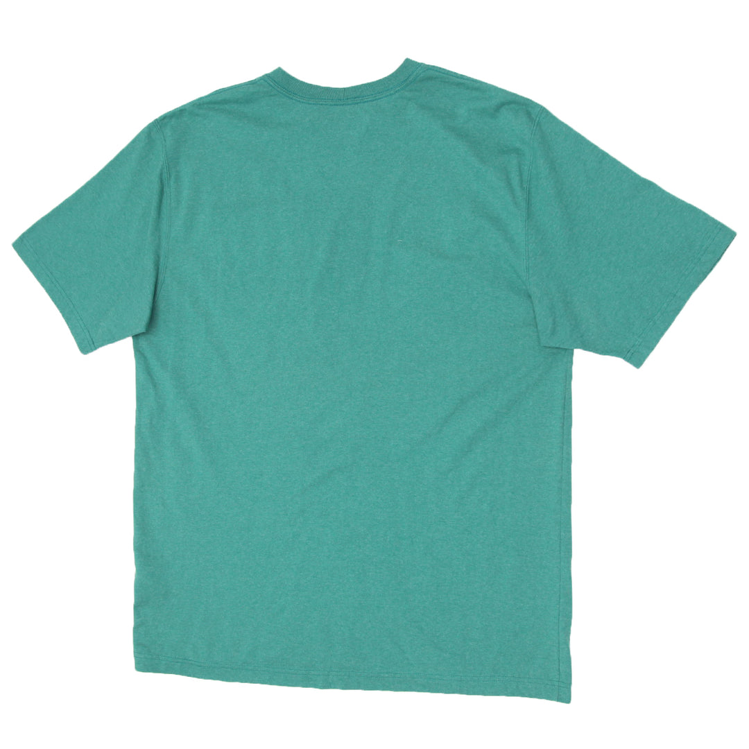 Mens Carhartt Loose Fit Green Pocket T-Shirt