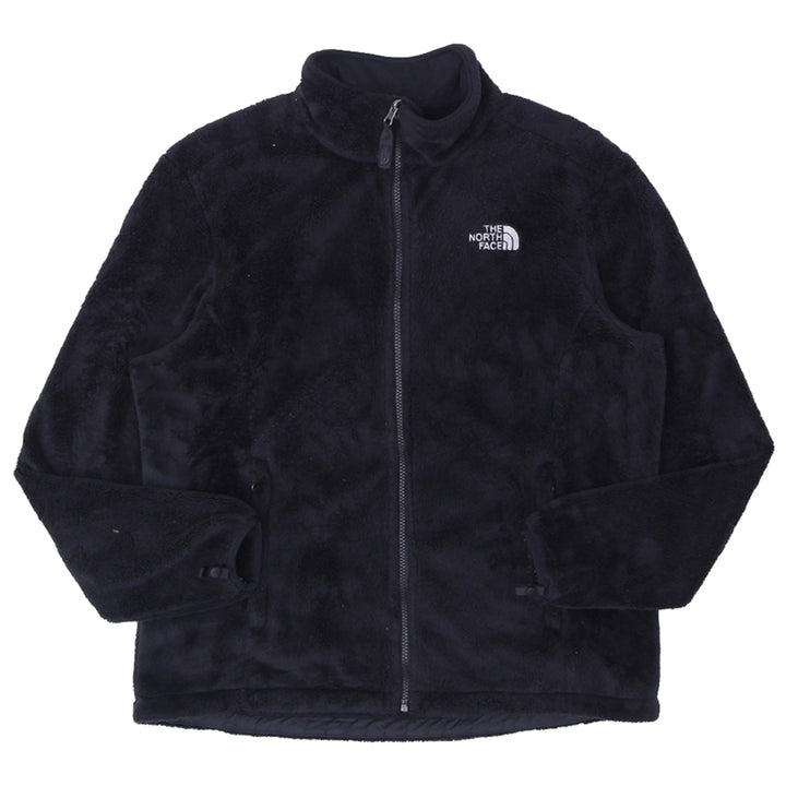 Ladies The North Face Full Zip Sherpa Fleece Jacket Black