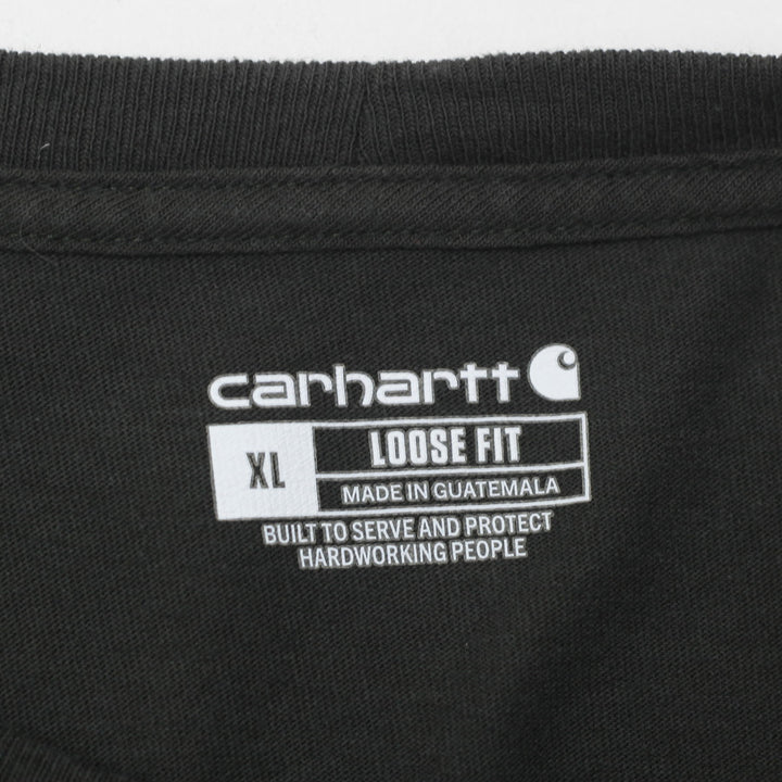 Mens Carhartt Loose Fit Pocket T-Shirt Gray