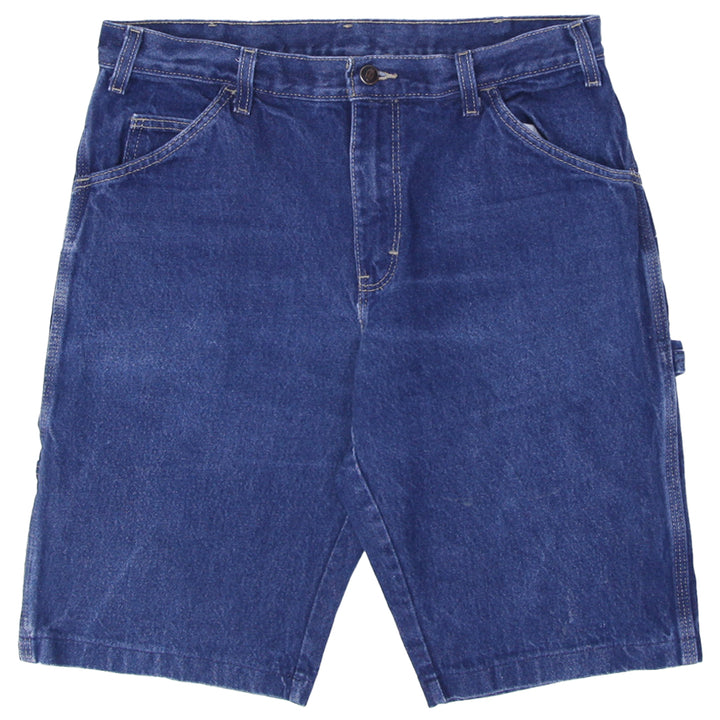 Mens Dickies Relaxed Fit Customized Denim Carpenter Shorts