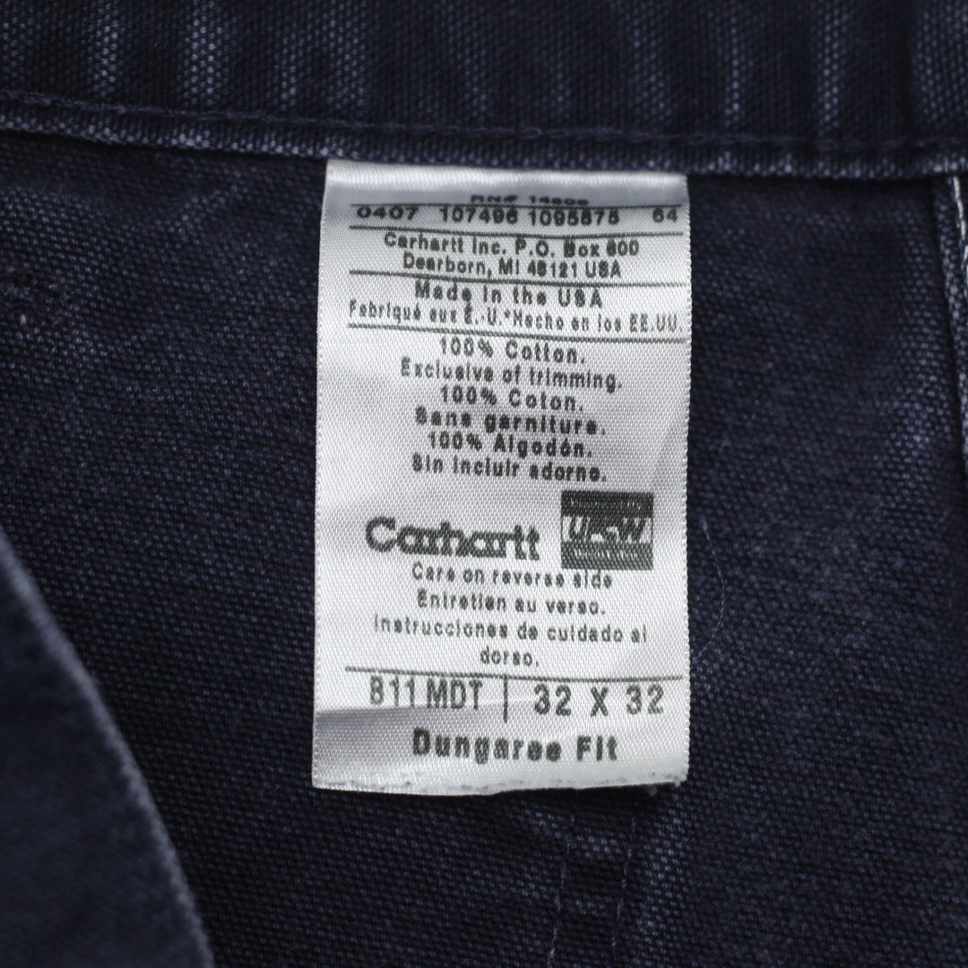 Mens Carhartt B11 MDT Dungaree Fit Carpenter Work Pants