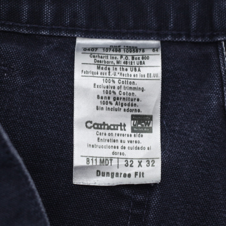 Mens Carhartt B11 MDT Dungaree Fit Carpenter Work Pants