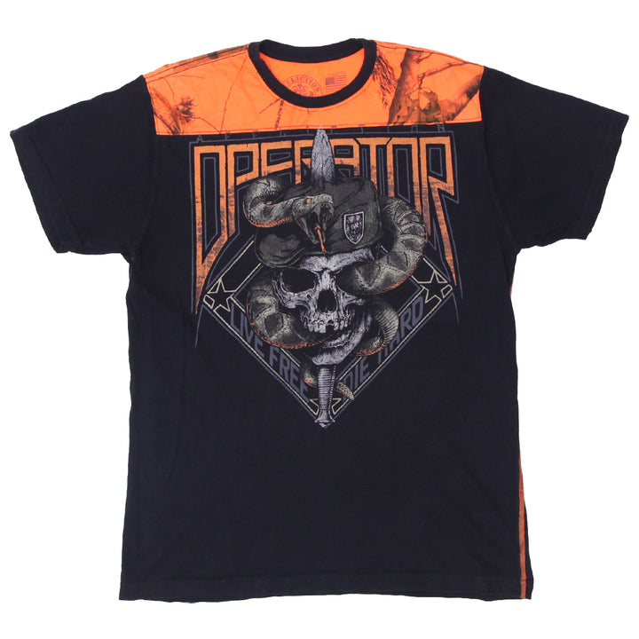 Mens Y2K Affliction Predator T-Shirt