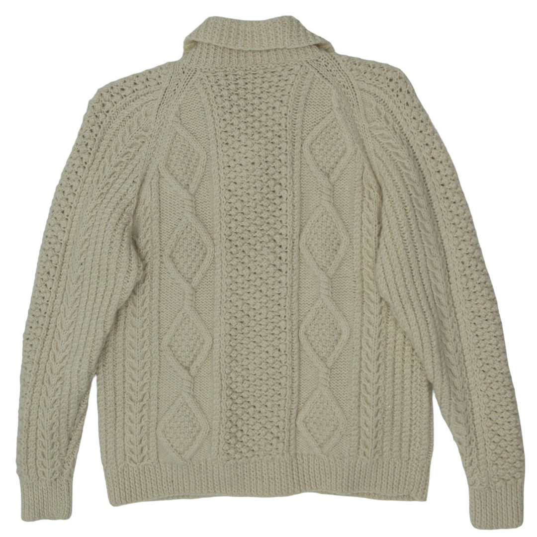 Vintage Knitted Collared Cardigan Ladies