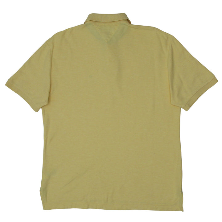 Mens Tommy Hilfiger Yellow Polo T-Shirt