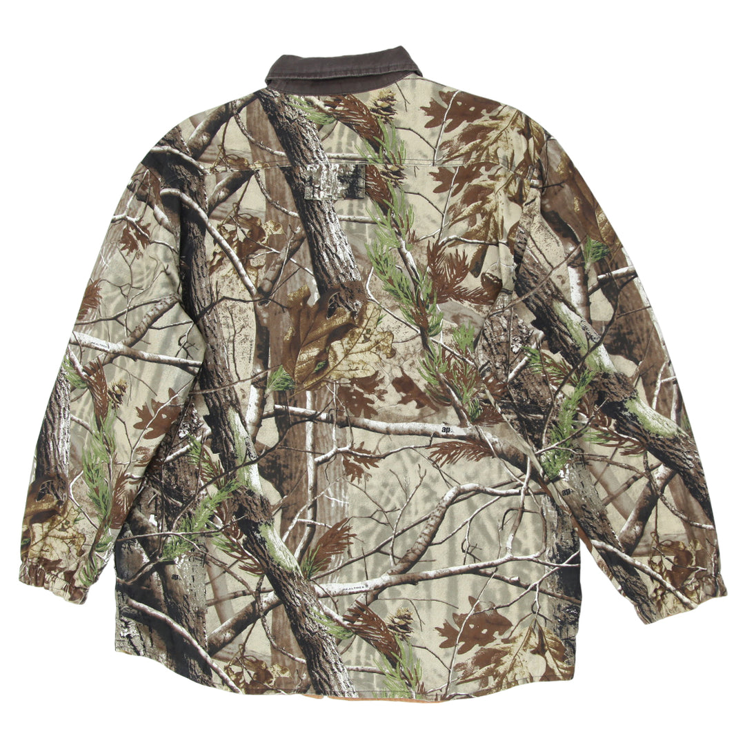 Mens Liberty Realtree Forest Camo Reversible Jacket