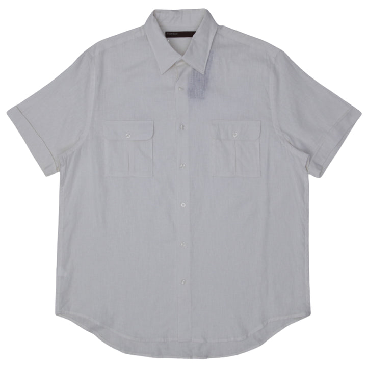 Mens Perry Ellis Linen Shirt