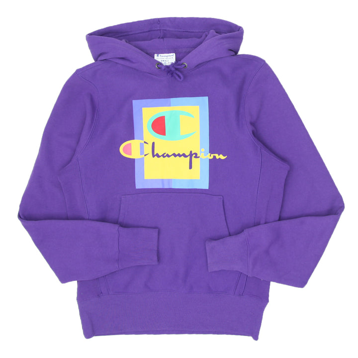 Mens Champion Reverse Weave Purple Hoodie