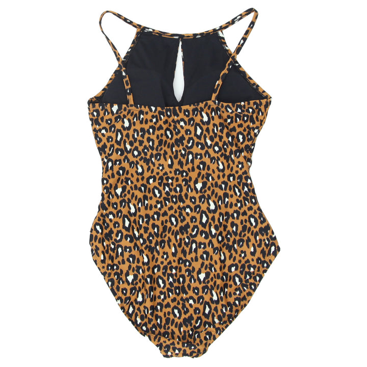 Ladies Leopard Print One Piece Swimsuit