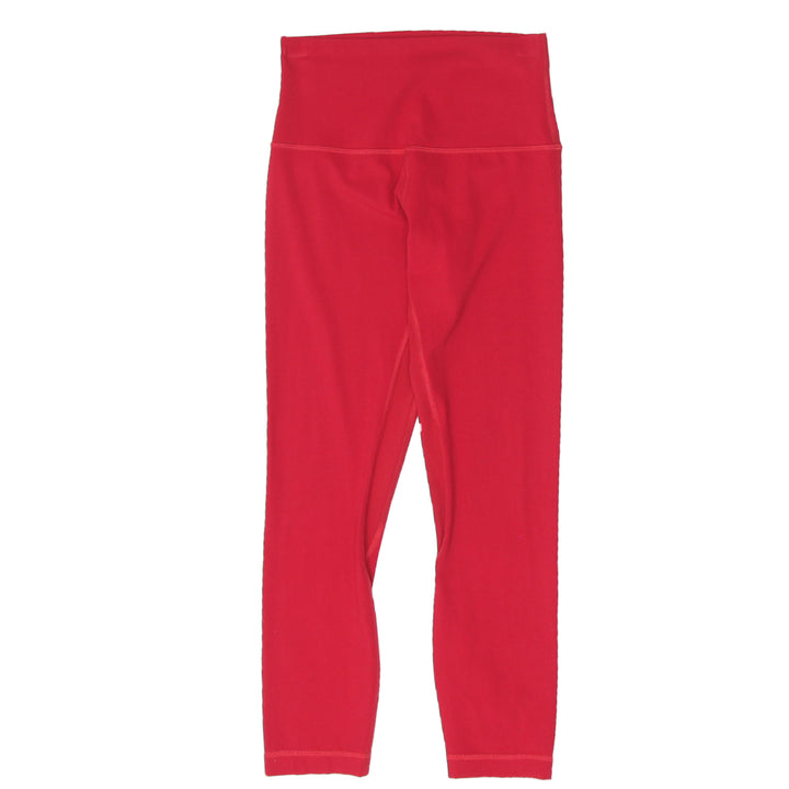 Ladies Lululemon Red Capri Leggings