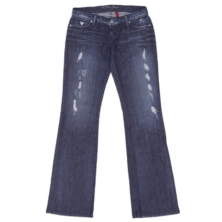 Y2K Guess Low Rise Embroidered Flare Jeans