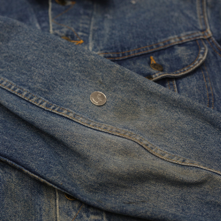 Vintage Lee Denim Jacket – Made in Canada, Classic Trucker Style