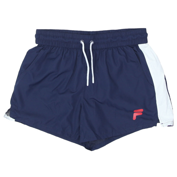 Ladies Fila Navy White Sports Shorts