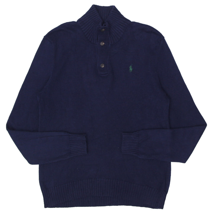 Mens Polo by Ralph Lauren Close Neck Navy Sweatshirt