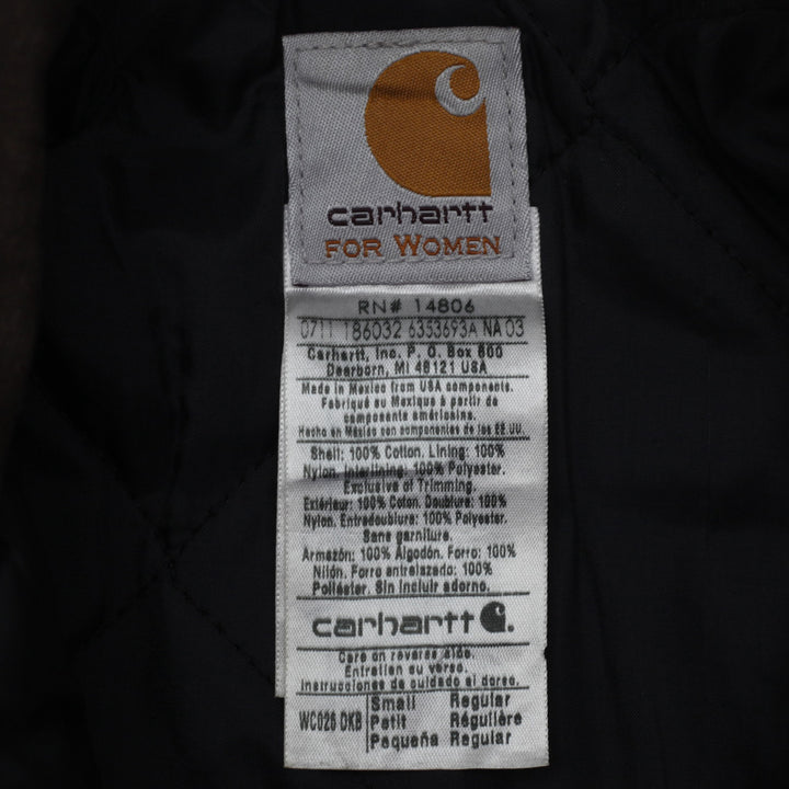 Ladies Carhartt WC026 DKB Quilted Lined Coat / Jacket