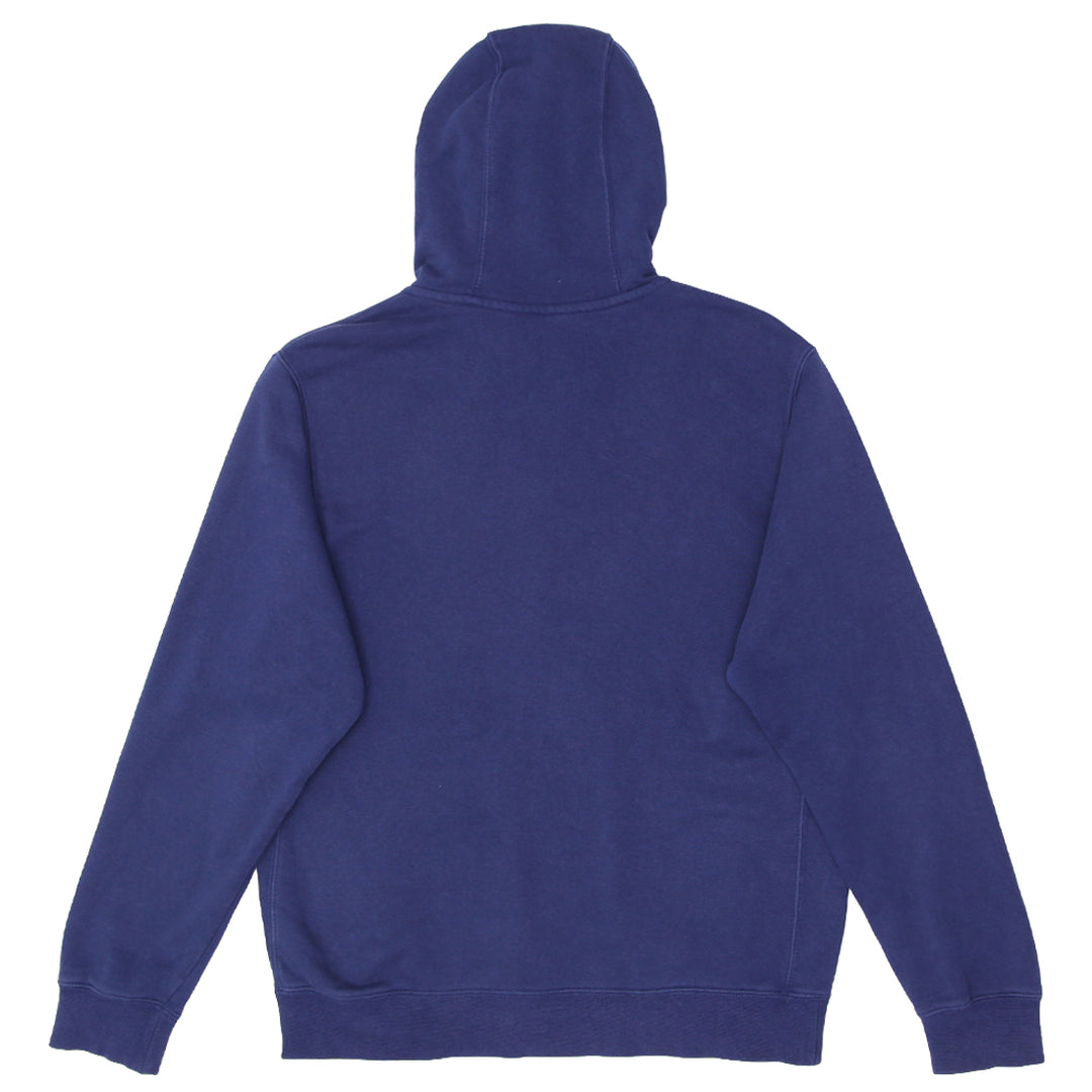 Mens Nike Embroidered Navy Pullover Hoodie