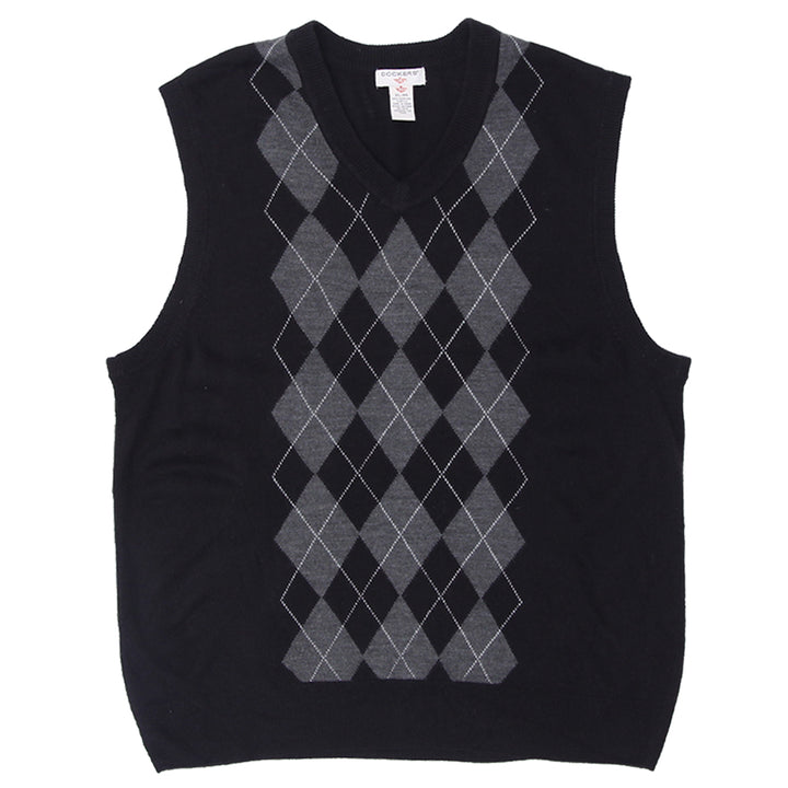 Mens Dockers Argyle V-Neck Sweater Vest