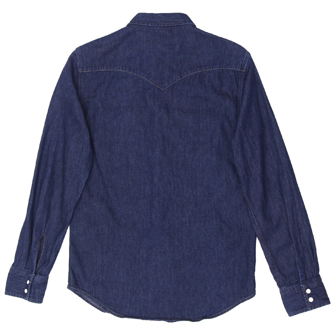 Mens Levi Strauss Pearl Button Denim Shirt Fashion Rerun Vintage