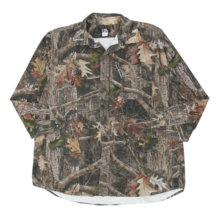 Mens Ridge Hunter Forest Camo Hunting Shirt