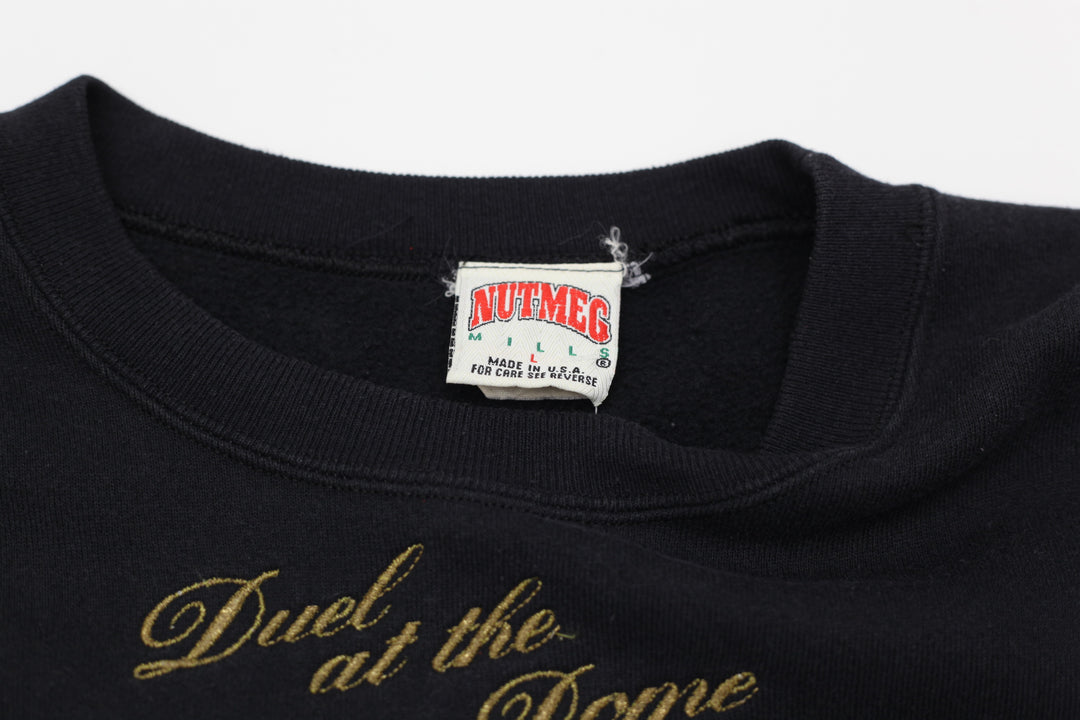 Vintage Nutmeg Mills Bills Vs Redskins Super Bowl Sweatshirt Made in USA