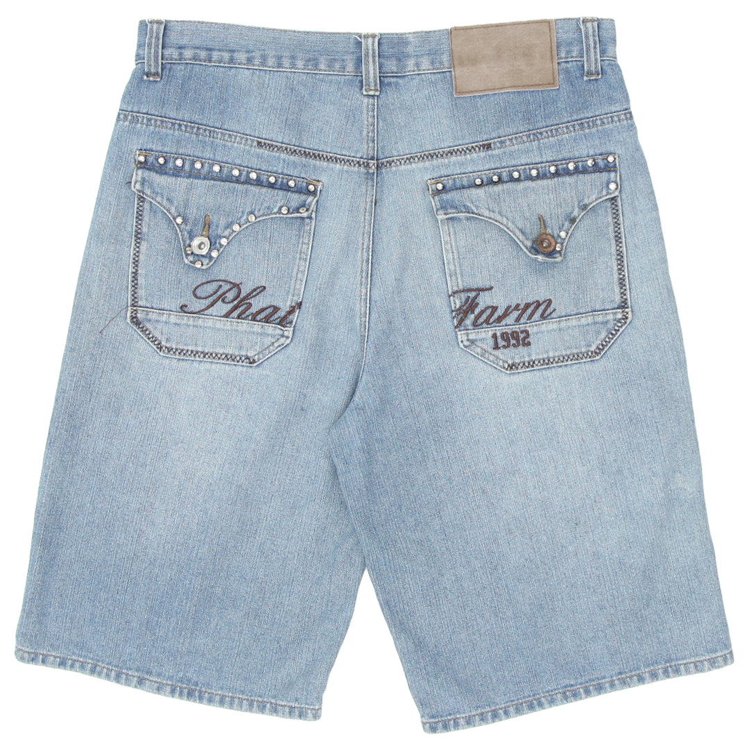 Y2K Mens Phat Classics Denim Jorts Shorts