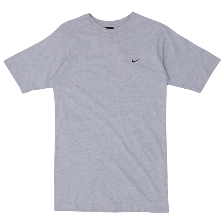 90s Vintage Nike Swoosh Embroidered Crewneck T-Shirt Gray M