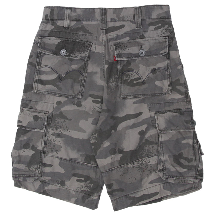 Mens Levi Strauss Camouflage Cargo Shorts