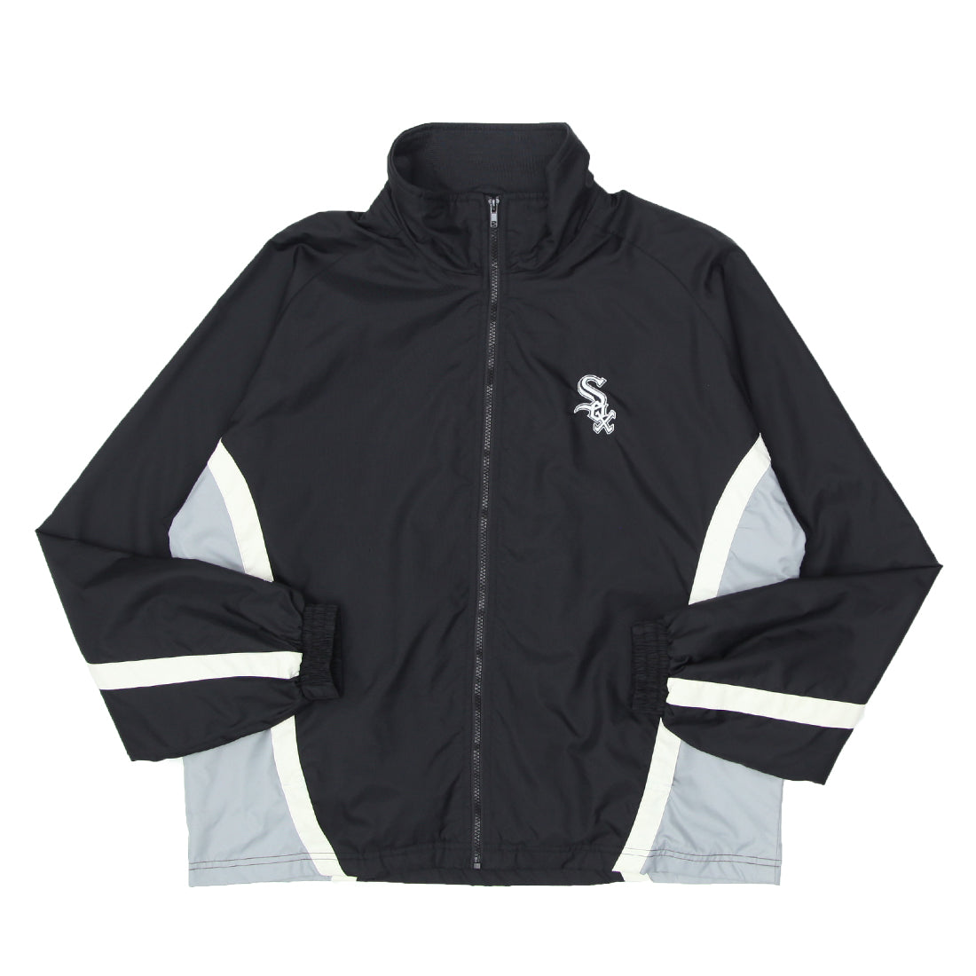 Majestic white sox jacket deals