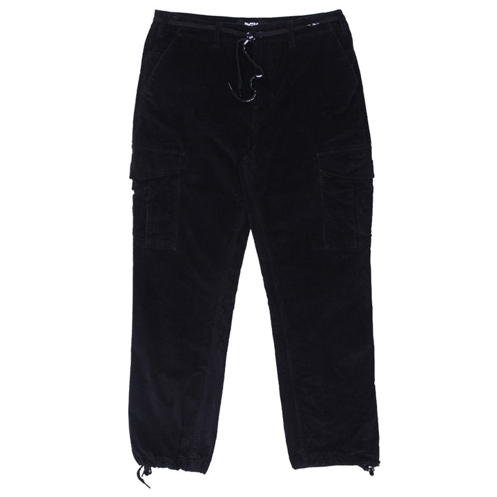 Mens DGK Corduroy Black Cargo Pants