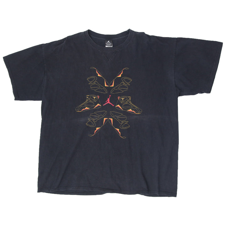 Mens Air Jordan Jumpman Graphic Shoe T-Shirt Black