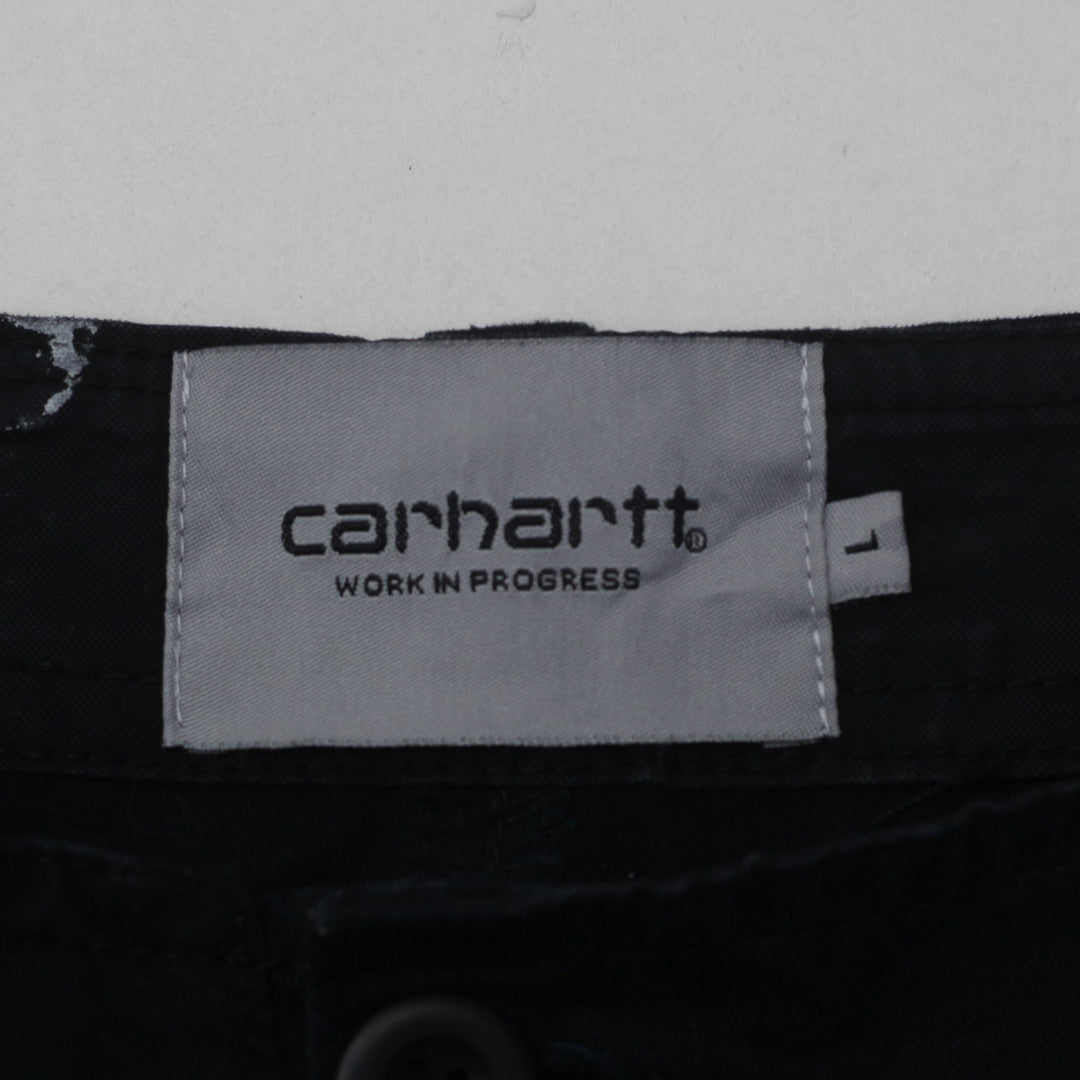 Mens Carhartt WIP Cargo Pants Black