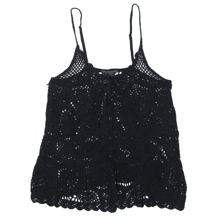 Ladies Guess Strappy Crochet Top