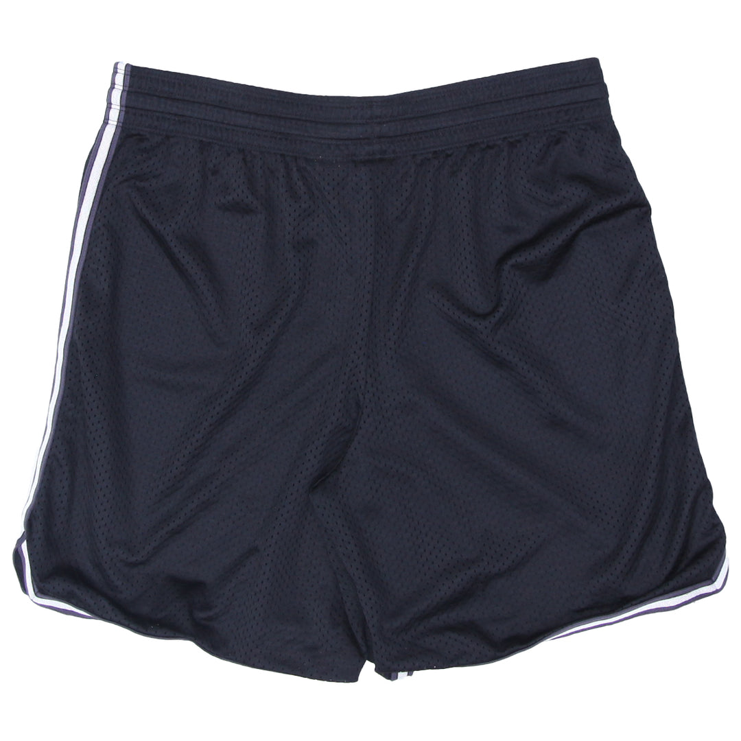 Mens Nike Swoosh Embroidered Black Mesh Shorts