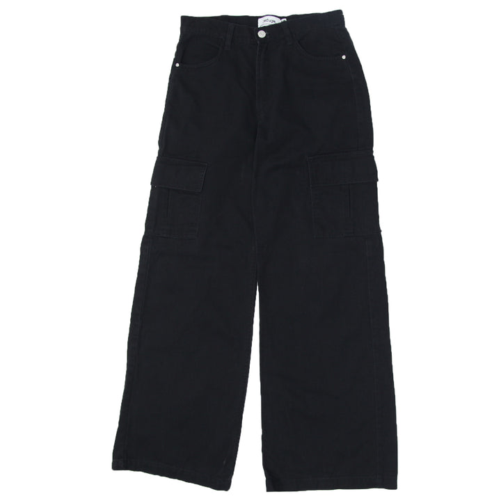 Ladies Refuge Cargo Wide Leg Jeans