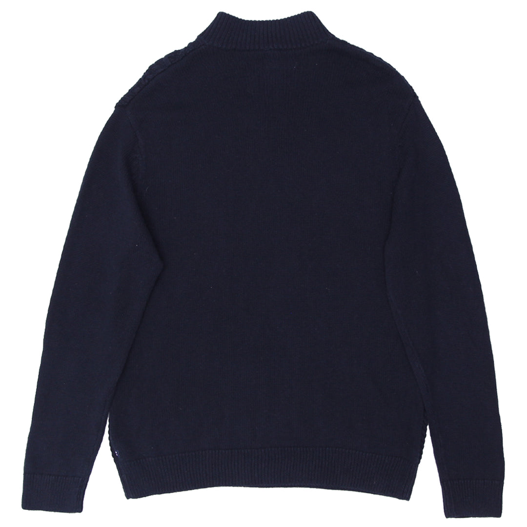 Mens Chaps Button Neck Sweater