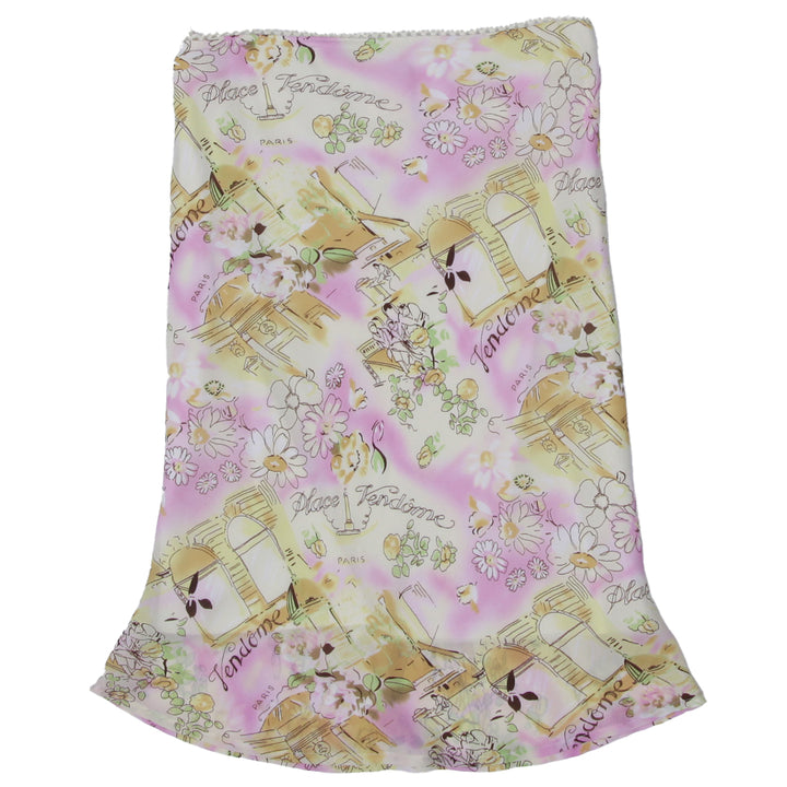 Y2K Suzy Shier Paris Floral Print Mini Skirt