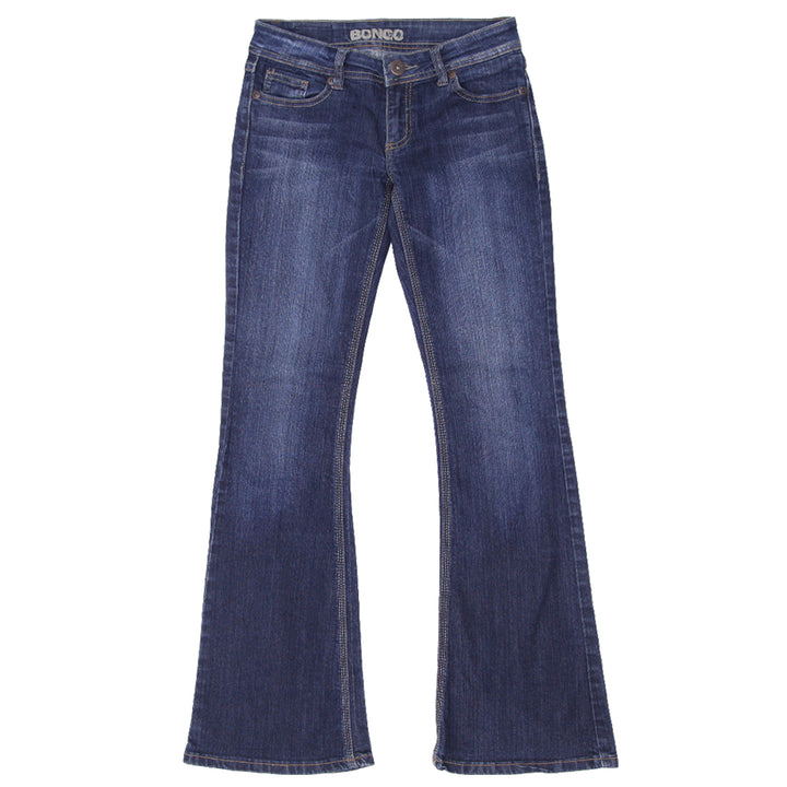 Ladies Bongo Low Rise Flare Jeans