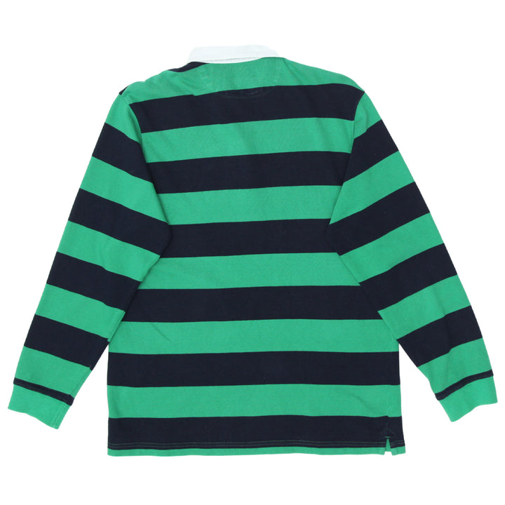 Mens Chaps Striped Rugby Shirt