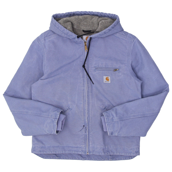 Ladies Carhartt WJ141 Sherpa Fleece Lined Hooded Work Jacket