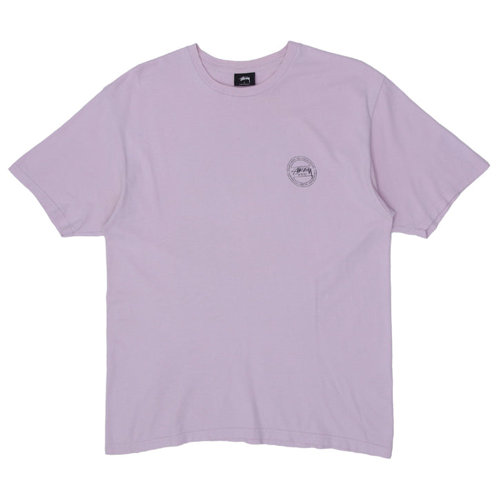 Mens Stussy Wear Beach Surf T-Shirt Pink