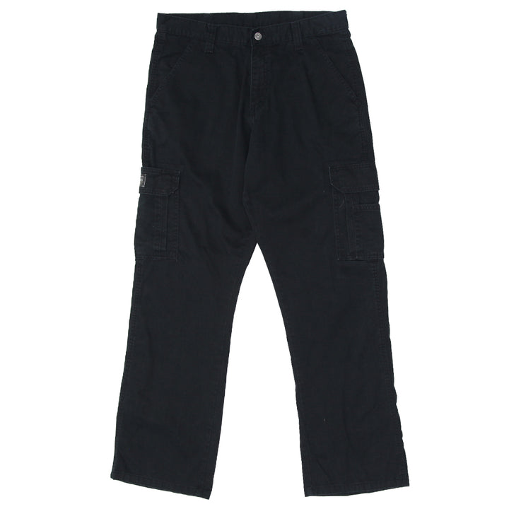 Mens Wrangler Black Cargo Pants