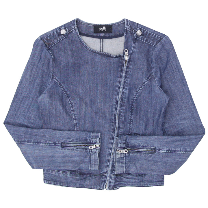 Ladies Dotti Denim Full Zip Jacket