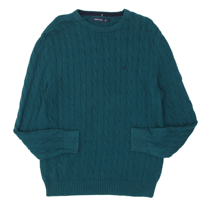 Mens Nautica Cable Knit Sweater