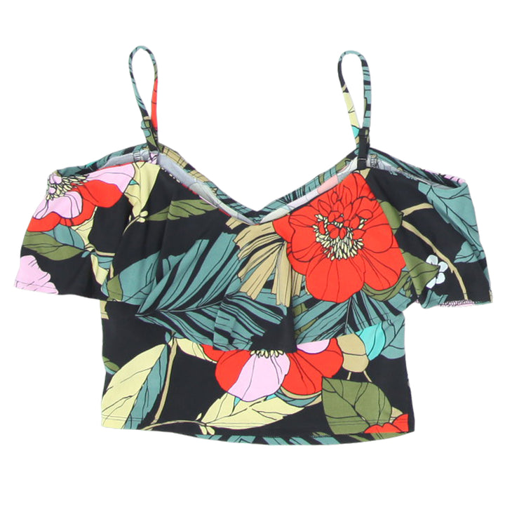 Ladies Guess Strappy Floral Crop Top