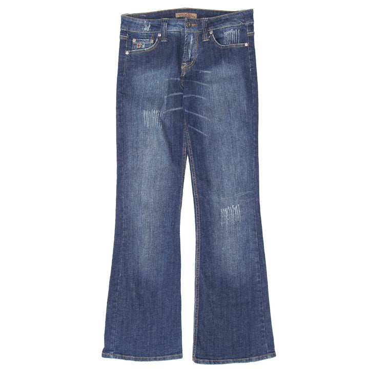 Y2K Paris Blue Flare Jeans