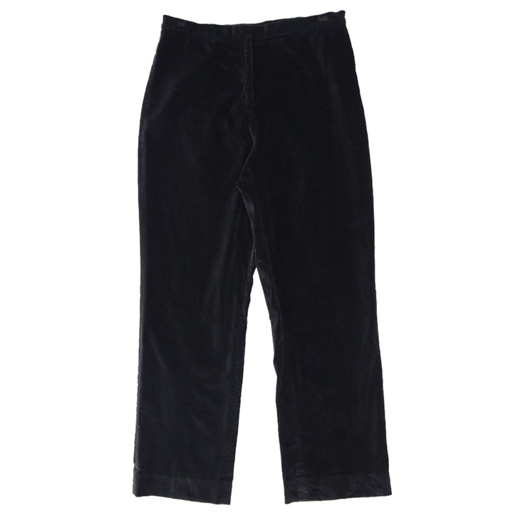 Ladies Ralph Lauren Black Velour Pants